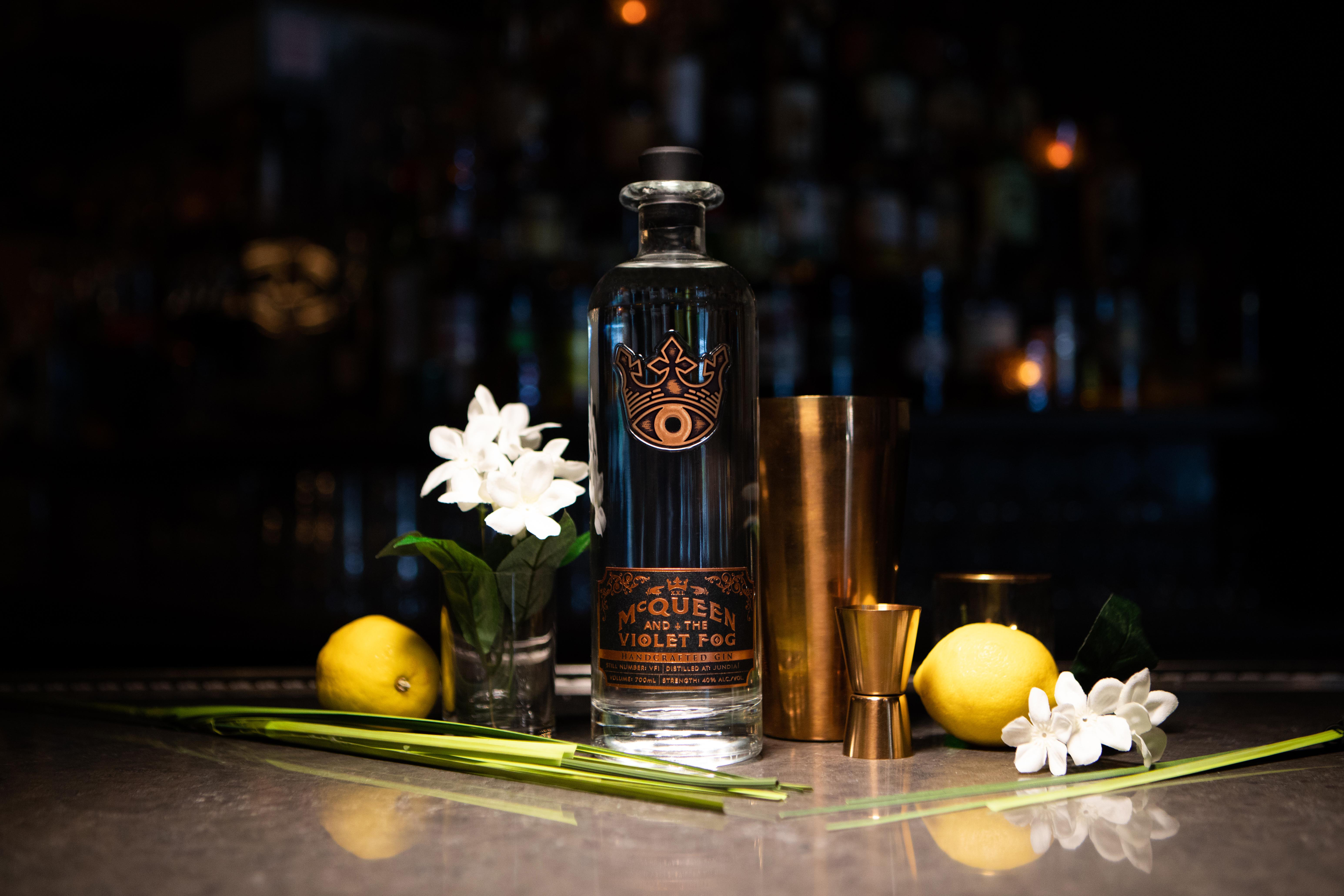 Sovereign Brands launches McQueen and the Violet Fog gin; eyes travel retail