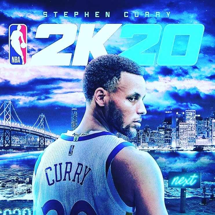 nba 2k20 cover Curry