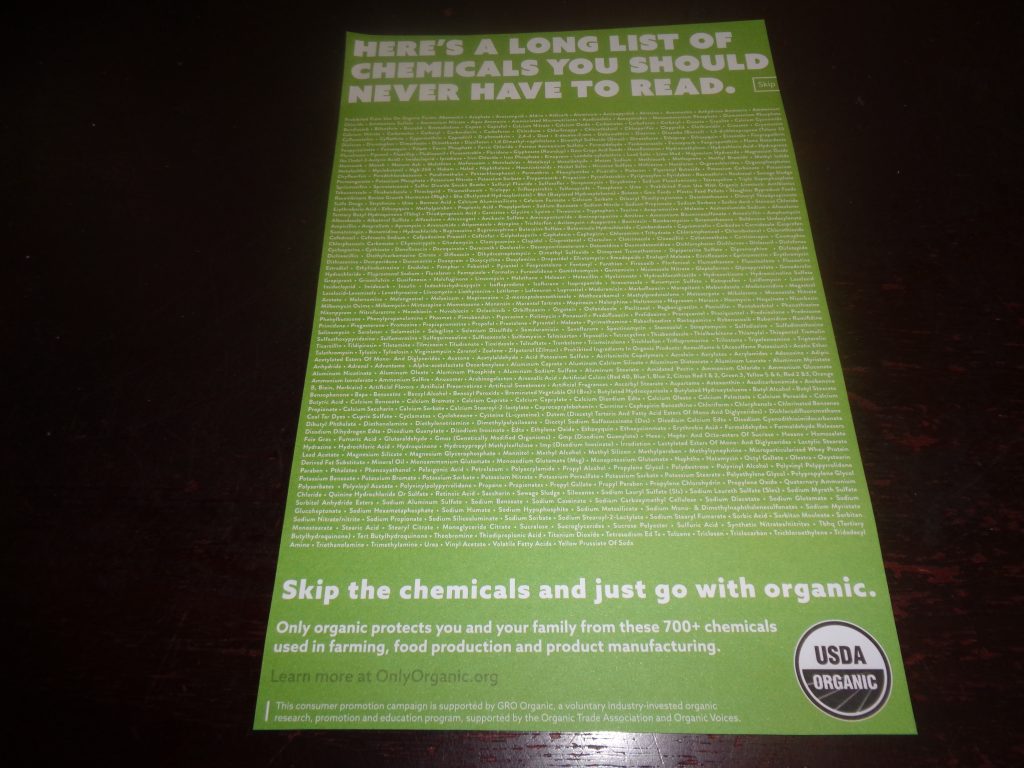 Heres a long list of Chemicals You should never have to read