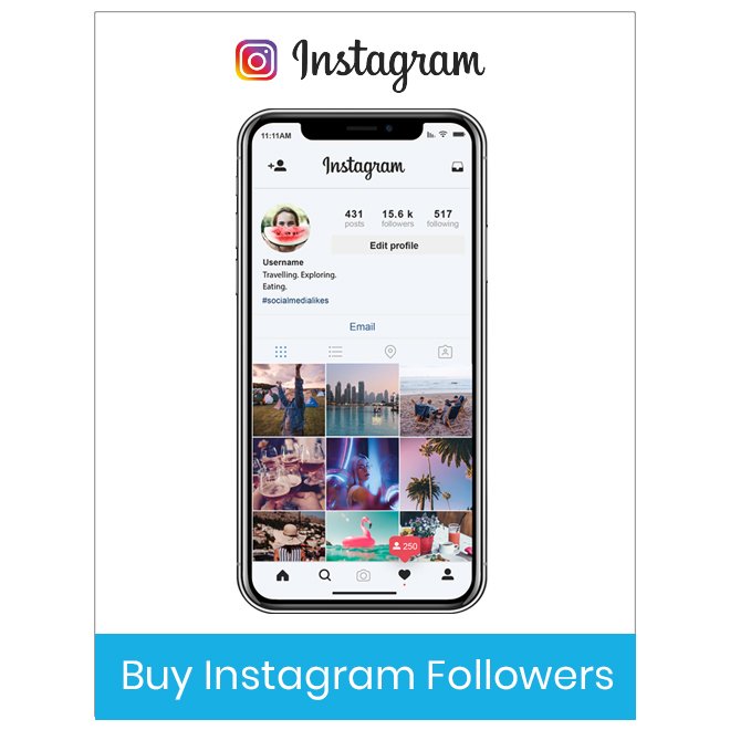 Get 100 % Real Instagram Followers from Social Media Likes USA