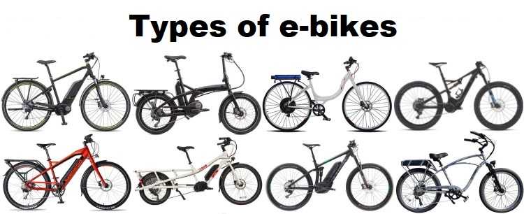 types of e-bikes and how to choose the right option