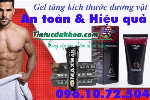 gel tăng kích thước dương vật