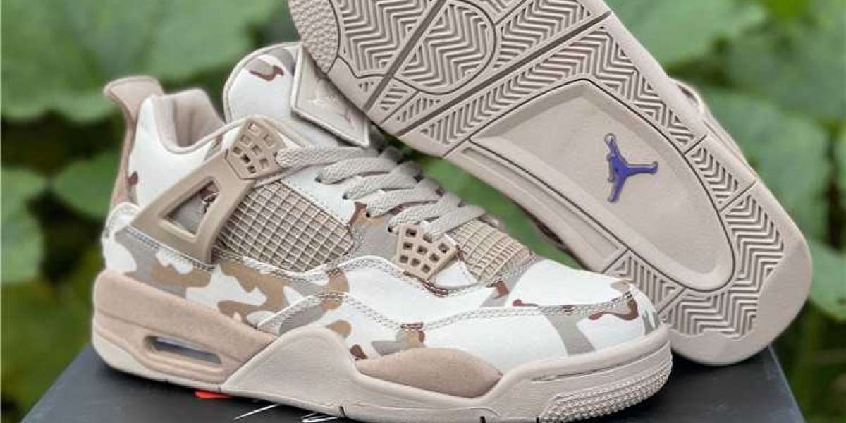 The Aleali May Air Jordan 4 Camo has come out
