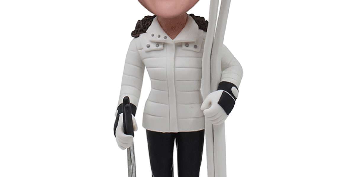 personalized bobbleheads are used to promote a product