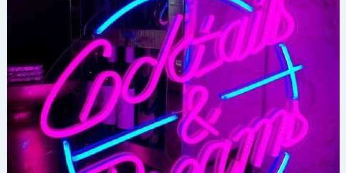 Neon signage board