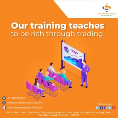 We are the best Share Market training academy in Chennai, offering Tamil market training with technical analysis. Enroll now for stock market classes.
for more details contact us:  +91 95858 44338, +91 95669 77791 or visit my website : https://www.sharemarketprofile.com/stock-market-coaching-classes-in-chennai/about-us/